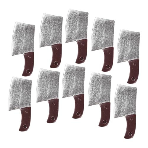 FRCOLOR 15 Stück Teiliges Miniatur Küchenutensilien Realistische Cutter Modelle für Puppenhaus und Miniatur Dekoration für DIY Projekte und Kreative Gestaltungen von FRCOLOR