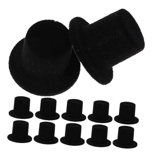 FRCOLOR 15 Stück Teiliges Miniatur-Puppen-Hut Flockigem Harz Dekorative DIY Bastel-Accessoires für Schneemann Clown-kostüme Kleine Schwarze Mini-hüte für Puppen und Bastelprojekte FRCOLOR 15 Stück Teiliges Miniatur-Puppen-Hut Flockigem Harz Dekorative DIY Bastel-Accessoires für Schneemann Clown-kostüme Kleine Schwarze Mini-hüte für Puppen und Bastelprojekte von FRCOLOR