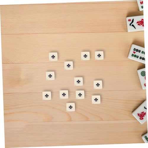 FRCOLOR 15 Stück Teiliges Pokerwürfel Abgerundeten Ecken Leichte Langlebige Acryl würfel in Elfenbeinfarbe Tragbar für Kartenspiele Trinkspiele und Partyunterhaltung FRCOLOR 15 Stück Teiliges Pokerwürfel Abgerundeten Ecken Leichte Langlebige Acryl würfel in Elfenbeinfarbe Tragbar für Kartenspiele Trinkspiele und Partyunterhaltung von FRCOLOR