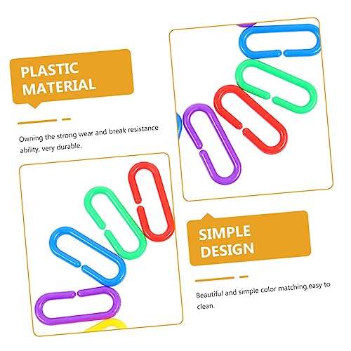 FRCOLOR 150 Stück Teiliges Farbiger Kunststoff C Clips Kettenglieder zum Basteln von Kreativität Geschicklichkeit und Koordination für Jungen und Mädchen FRCOLOR 150 Stück Teiliges Farbiger Kunststoff C Clips Kettenglieder zum Basteln von Kreativität Geschicklichkeit und Koordination für Jungen und Mädchen von FRCOLOR