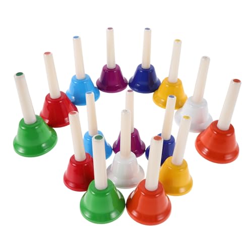 FRCOLOR 16 Stück Teiliges Handglocken Bunte Diatonische Musikglocken für Erwachsene und Feste für Unterricht Hochzeiten und Familienfeiern Fördert Musikalische Kreativität und FRCOLOR 16 Stück Teiliges Handglocken Bunte Diatonische Musikglocken für Erwachsene und Feste für Unterricht Hochzeiten und Familienfeiern Fördert Musikalische Kreativität und von FRCOLOR