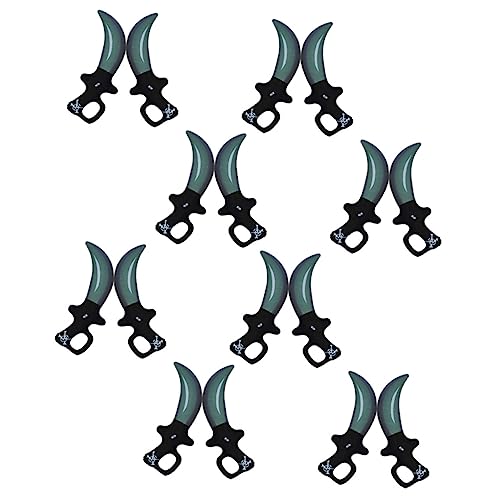 FRCOLOR 16Stücke Teiliges Aufblasbare Piratenschwerter für Halloween Cosplay Spaß mit Farbigen Requisiten für Unbeschwertes von FRCOLOR