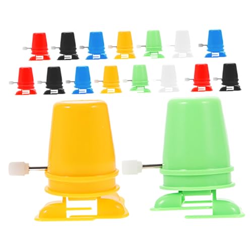 FRCOLOR 18 Stück Teiliges Aufziehmechanismus für DIY Roboter mit Bunten Kunststoffteilen Bewegliche Gehfunktion für Bastelprojekte mit Fördert Feinmotorik und Kreativität von FRCOLOR