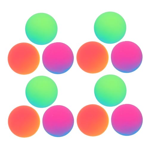 FRCOLOR 18 Stück Teiliges Bunte Elastische Gummibälle Robuste Sprungbälle für Vielseitig für Klassenzimmerpreise Partygeschenke Outdoor spiel und Gruppenaktivitäten von FRCOLOR