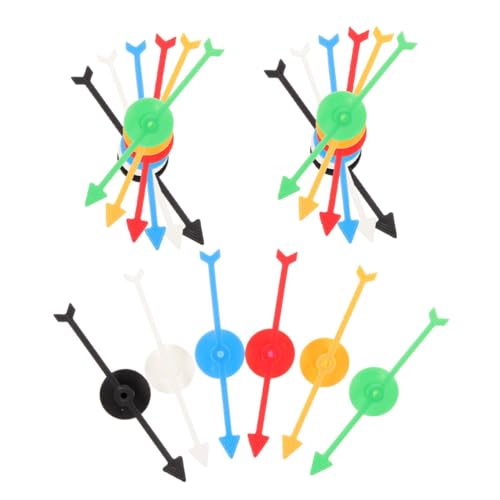 FRCOLOR 18 Stück Teiliges Kunststoff Spielzubehör Bunte Rotierende Spielpfeile Robust und Leicht als Ersatz für Brettspiele Geeignet für Familienfeiern Partys und Unterricht FRCOLOR 18 Stück Teiliges Kunststoff Spielzubehör Bunte Rotierende Spielpfeile Robust und Leicht als Ersatz für Brettspiele Geeignet für Familienfeiern Partys und Unterricht von FRCOLOR