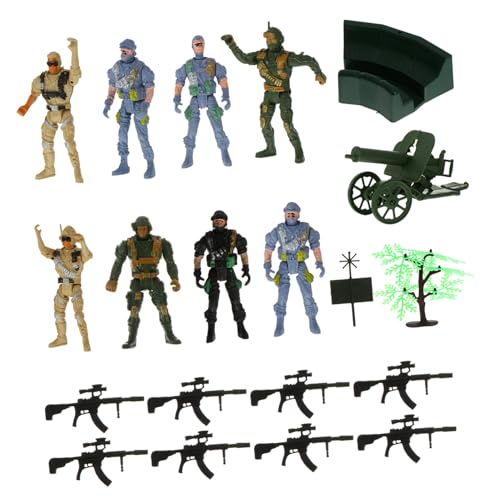 FRCOLOR 19 Stück Teiliges Plastik Soldaten Spielset Realistische Militärfiguren Leichte Bruchsichere Simulation Pädagogisches Armee Modell für Lernen FRCOLOR 19 Stück Teiliges Plastik Soldaten Spielset Realistische Militärfiguren Leichte Bruchsichere Simulation Pädagogisches Armee Modell für Lernen von FRCOLOR