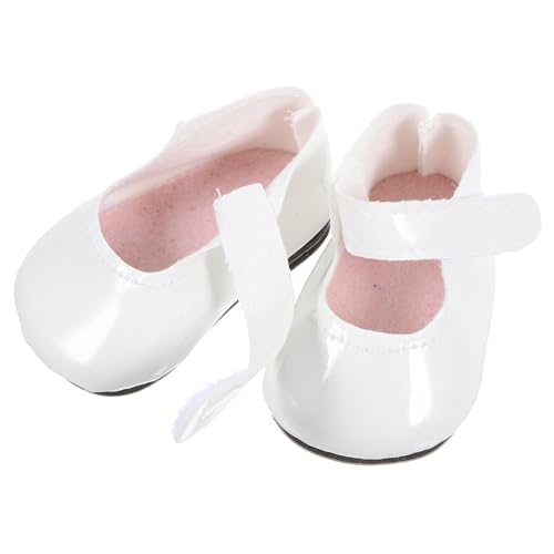 FRCOLOR 1Paar Vintage Puppenschuhe aus Hochwertigem Material für Mädchenpuppen Dekorative Miniaturschuhe für Puppenkostüme und Puppenzubehör von FRCOLOR