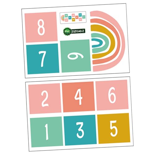 FRCOLOR 1Satz Abnehmbare Selbstklebende Cartoon Bodenaufkleber für Kinderzimmer Langlebige Spiele Aufkleber mit Lustigen Mustern für Spiel und Wohnbereiche FRCOLOR 1Satz Abnehmbare Selbstklebende Cartoon Bodenaufkleber für Kinderzimmer Langlebige Spiele Aufkleber mit Lustigen Mustern für Spiel und Wohnbereiche von FRCOLOR
