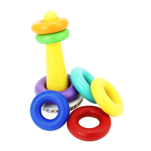 FRCOLOR 1Satz Bunter Ringstapelspielzeug mit Klangfunktion für Lernspielzeug Kreativität und Motorik Geeignet für Ab Jahr Kompaktes und Leichtes Design FRCOLOR 1Satz Bunter Ringstapelspielzeug mit Klangfunktion für Lernspielzeug Kreativität und Motorik Geeignet für Ab Jahr Kompaktes und Leichtes Design von FRCOLOR