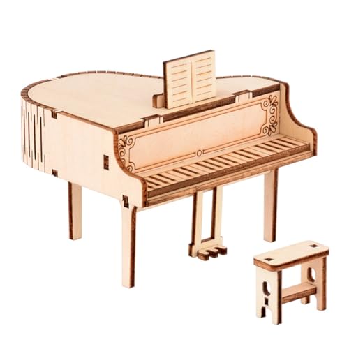 FRCOLOR 1Satz DIY Klavier Holzpuzzle Spieluhr Handwerkliches für Kreatives Bastelspielzeug Fantasie und Kreativität Hochwertiges Zusammengebautes Holzmodell FRCOLOR 1Satz DIY Klavier Holzpuzzle Spieluhr Handwerkliches für Kreatives Bastelspielzeug Fantasie und Kreativität Hochwertiges Zusammengebautes Holzmodell von FRCOLOR