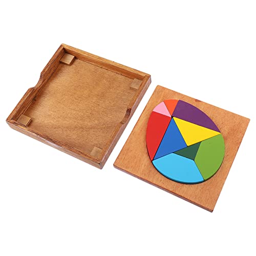 FRCOLOR 1Satz Ei Förmiges Holzpuzzle für Pädagogisches Erkennungsspielzeug aus Hochwertigem Holz Fördert Kognitive Fähigkeiten und Motorische Entwicklung FRCOLOR 1Satz Ei Förmiges Holzpuzzle für Pädagogisches Erkennungsspielzeug aus Hochwertigem Holz Fördert Kognitive Fähigkeiten und Motorische Entwicklung von FRCOLOR
