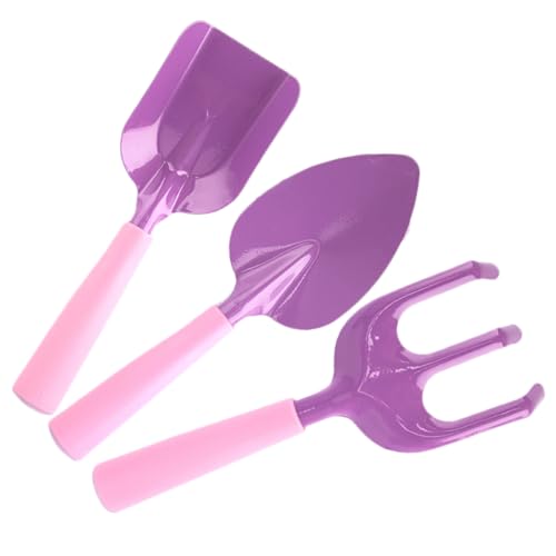 FRCOLOR 1Satz Gartenspielzeug für Gartengeräte Sandschaufel und Handrechen für Strand und Garten Leicht und Sicher für Kleine Hände von FRCOLOR