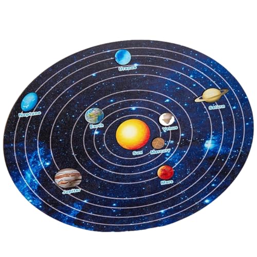 FRCOLOR 1Satz Holzplanet Puzzle Lernspielzeug für Solarsystem Kognitionspuzzle für Kleinkinder Spielerisches der Planeten und Raumordnung für Junge FRCOLOR 1Satz Holzplanet Puzzle Lernspielzeug für Solarsystem Kognitionspuzzle für Kleinkinder Spielerisches der Planeten und Raumordnung für Junge von FRCOLOR