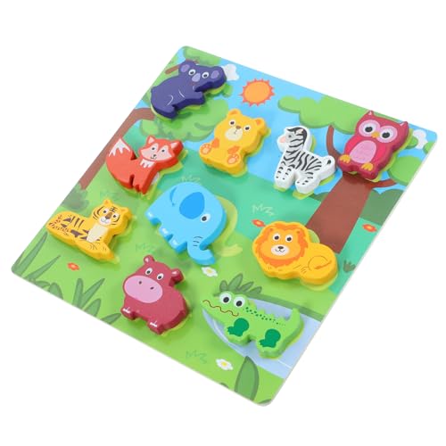 FRCOLOR 1Satz Holzpuzzle Pädagogisches Puzzle für Kleinkinder Kreatives Lernspielzeug Kognitiven Fähigkeiten und Hand Auge Koordination Langlebig und Sicher FRCOLOR 1Satz Holzpuzzle Pädagogisches Puzzle für Kleinkinder Kreatives Lernspielzeug Kognitiven Fähigkeiten und Hand Auge Koordination Langlebig und Sicher von FRCOLOR
