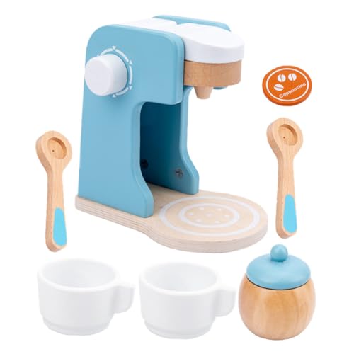 FRCOLOR 1Satz Holzspielzeug für Kaffeemaschine Fördert Kreatives und Entwickelt Motorische Fähigkeiten für Rollenspiele und Lernaktivitäten FRCOLOR 1Satz Holzspielzeug für Kaffeemaschine Fördert Kreatives und Entwickelt Motorische Fähigkeiten für Rollenspiele und Lernaktivitäten von FRCOLOR