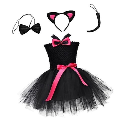 FRCOLOR 1Satz Katzenthema Kinderkostüm Tutu Rock mit Haarreif für Verkleidungsfeste Geburtstagsfeiern Schulaufführungen FRCOLOR 1Satz Katzenthema Kinderkostüm Tutu Rock mit Haarreif für Verkleidungsfeste Geburtstagsfeiern Schulaufführungen von FRCOLOR