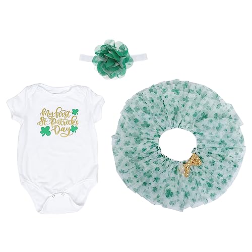 FRCOLOR 1Satz Kleinkinder Kostüm Patrick's Day Outfit mit Tüllrock für Festliche Babykleidung für Partys Besondere Anlässe Kostümierung für Feiern FRCOLOR 1Satz Kleinkinder Kostüm Patrick's Day Outfit mit Tüllrock für Festliche Babykleidung für Partys Besondere Anlässe Kostümierung für Feiern von FRCOLOR