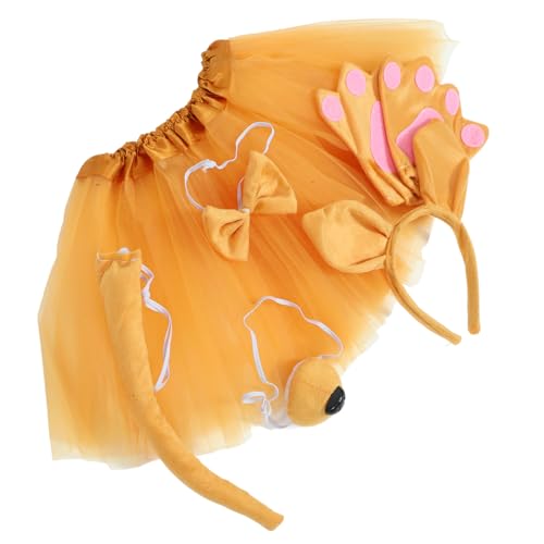FRCOLOR 1Satz Kostüm für Teiliges Cosplay mit Handschuhen Rock für Halloween Kostümpartys Auftritte Leicht Einfach von FRCOLOR