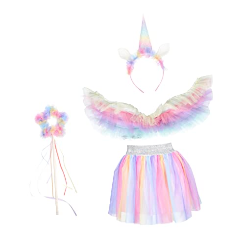 FRCOLOR 1Satz Kostümset für Feinkinderleistung mit Fliegenden Flügeln Zauberhaftem Rock Kopfschmuck für Karneval Halloween Fasching FRCOLOR 1Satz Kostümset für Feinkinderleistung mit Fliegenden Flügeln Zauberhaftem Rock Kopfschmuck für Karneval Halloween Fasching von FRCOLOR
