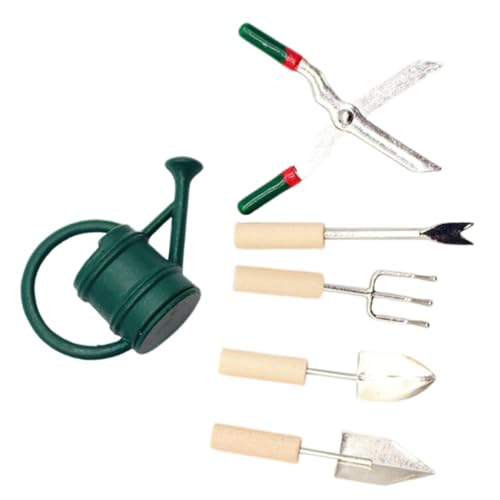 FRCOLOR Miniatur Gartenwerkzeug Satz für Puppenhaus Kleiner Gießkanne Zubehör Spielzeug für Kinder Lehrmittel für Kreative Spiele FRCOLOR Miniatur Gartenwerkzeug Satz für Puppenhaus Kleiner Gießkanne Zubehör Spielzeug für Kinder Lehrmittel für Kreative Spiele von FRCOLOR