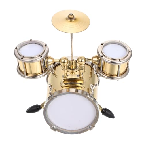 FRCOLOR 1Satz Miniatur Musikinstrument Modellset aus Imitiertes Schlagzeug Ornament für Kinderzimmer Dekoration Leicht und Tragbar für Kleine Dinge und Miniaturhaus Deko von FRCOLOR