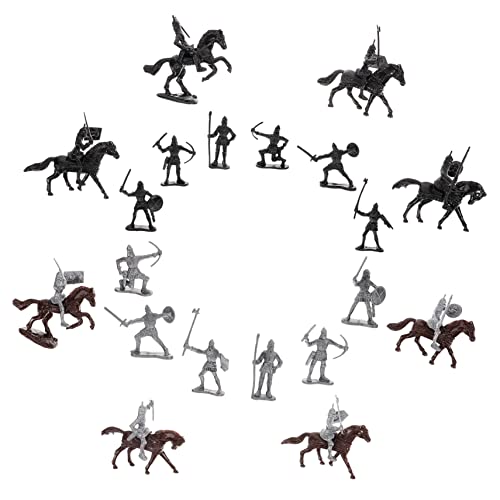 FRCOLOR 1Satz Miniatur Ritter Figuren Set mit Pferdesoldaten Teiliges Modell für Sandtisch Mikrolandschaften für Sammler für Kreative Szenen und Dekoration FRCOLOR 1Satz Miniatur Ritter Figuren Set mit Pferdesoldaten Teiliges Modell für Sandtisch Mikrolandschaften für Sammler für Kreative Szenen und Dekoration von FRCOLOR
