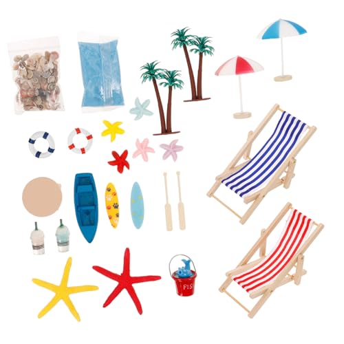 FRCOLOR 1Satz Miniatur Stranddekoration Teiliges Strandstuhl und Ornament Kit für Kreative Mikrolandschaften und Tiny Houses als FRCOLOR 1Satz Miniatur Stranddekoration Teiliges Strandstuhl und Ornament Kit für Kreative Mikrolandschaften und Tiny Houses als von FRCOLOR