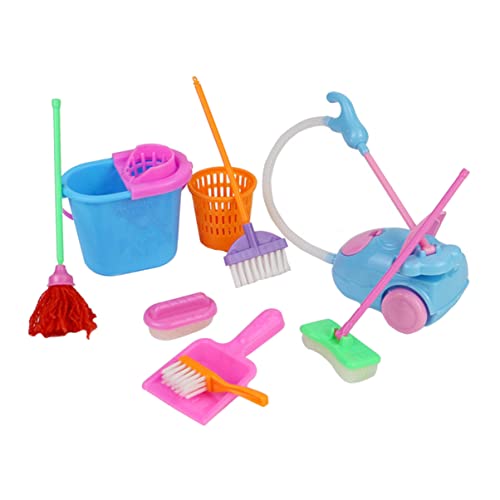 FRCOLOR 1Satz Miniaturreinigungsset für Puppenhäuser Farbige Reinigungswerkzeuge für Rollenspiele Sicher und Langlebig für Kreative Spielstunden FRCOLOR 1Satz Miniaturreinigungsset für Puppenhäuser Farbige Reinigungswerkzeuge für Rollenspiele Sicher und Langlebig für Kreative Spielstunden von FRCOLOR