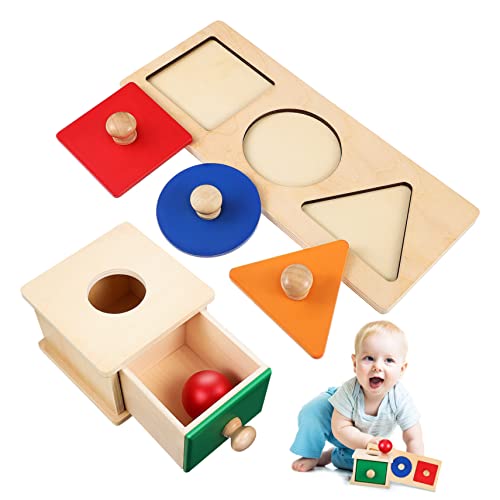 FRCOLOR 1Satz Montessori Holzkugel Objektdauerungsbox und Geometrisches Puzzle für Kleinkinder Sicheres Material Fördert Eltern Junge Mädchen Interaktion FRCOLOR 1Satz Montessori Holzkugel Objektdauerungsbox und Geometrisches Puzzle für Kleinkinder Sicheres Material Fördert Eltern Junge Mädchen Interaktion von FRCOLOR