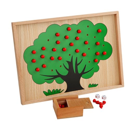 FRCOLOR 1Satz Montessori Holzspielzeug Digitales Zählspiel für Kleinkinder Mathe Lernspielzeug Zählen und Zahlenverständnis Pädagogisches für Vorschulkinder von FRCOLOR