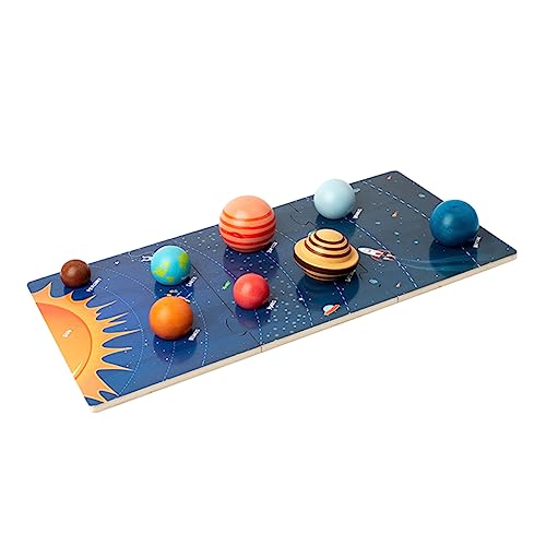 FRCOLOR 1Satz Planeten Puzzle aus Holz Lernspielzeug für Kreativität und Vorstellungskraft im Sonnensystem FRCOLOR 1Satz Planeten Puzzle aus Holz Lernspielzeug für Kreativität und Vorstellungskraft im Sonnensystem von FRCOLOR