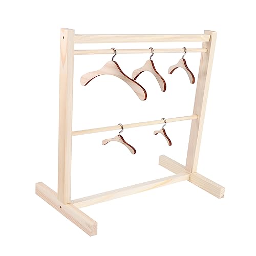 FRCOLOR 1Satz Puppen Kleiderbügel Set Teiliges Holz Kleiderständer für Puppen Doppel Hänger für Puppenstudios Kinderzimmer und Kreative Anlässe FRCOLOR 1Satz Puppen Kleiderbügel Set Teiliges Holz Kleiderständer für Puppen Doppel Hänger für Puppenstudios Kinderzimmer und Kreative Anlässe von FRCOLOR