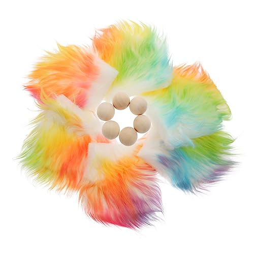 FRCOLOR 1Satz Teiliges GNOME Holzperlen DIY Puppenmaterialien Für Kreative Bastelprojekte Vorgefertigte Holzperlen von FRCOLOR