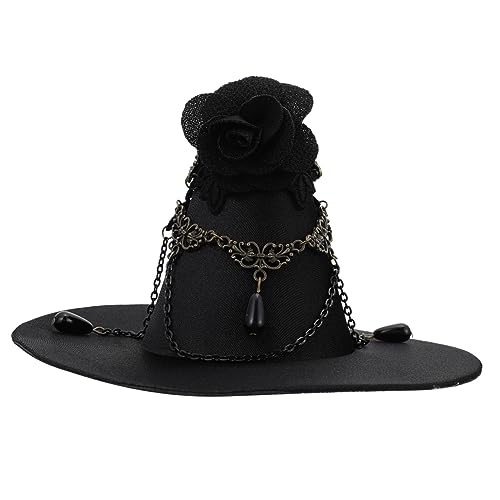 FRCOLOR 1Stück Halloween Hexen Hut für Frauen Chic Cosplay Kostüm Zubehör mit Clips für Maskerade Rollenspiele Mehrzweck Hexenkopfbedeckung für Partys Fotostützen FRCOLOR 1Stück Halloween Hexen Hut für Frauen Chic Cosplay Kostüm Zubehör mit Clips für Maskerade Rollenspiele Mehrzweck Hexenkopfbedeckung für Partys Fotostützen von FRCOLOR