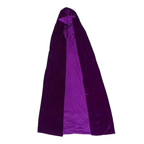 FRCOLOR 1Stück Halloween Kapuzenumhang Für Erwachsene Cosplay Kostüm Halloween Cloak Cape Für Hexen Gruselpartys von FRCOLOR