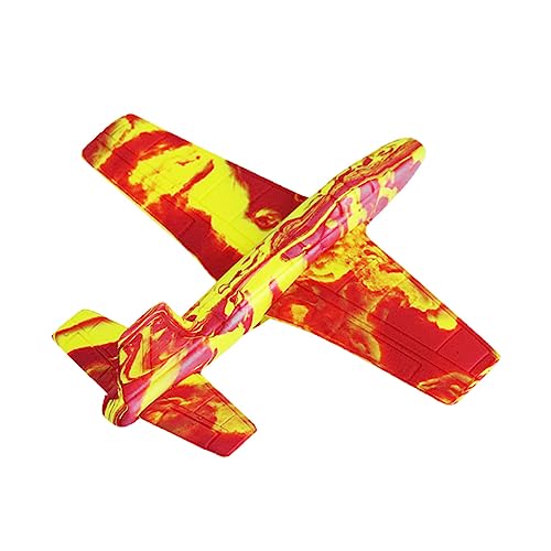 FRCOLOR Lustiges Flugzeugmodell aus Eva für Kinder Wurfspielzeug Pädagogisches Spielzeug Bruchfest Leuchtende Farben von FRCOLOR