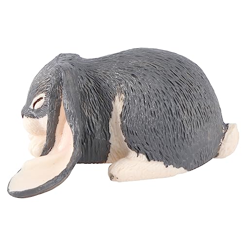 FRCOLOR Simulationskaninchen Modell für Kinder Langohr Kaninchen Sicheres Tiermodell als Spielzeug Desktop Ornamente für von FRCOLOR
