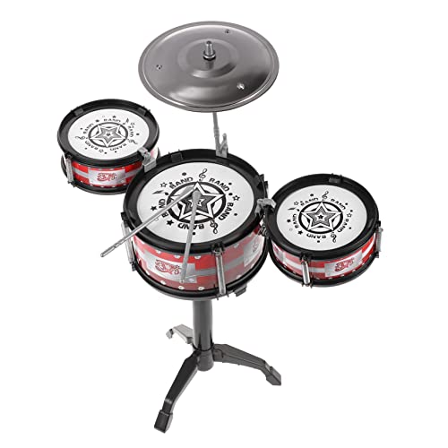 FRCOLOR 1Stück Mini Schlagzeug Set für Teiliges Musikspielzeug Rot Fördert Musikalische Bildung und Kreativität Sicheres Design ohne Schädliche Substanzen FRCOLOR 1Stück Mini Schlagzeug Set für Teiliges Musikspielzeug Rot Fördert Musikalische Bildung und Kreativität Sicheres Design ohne Schädliche Substanzen von FRCOLOR