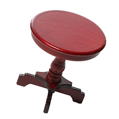 FRCOLOR 1Stück Miniatur Runder Tisch für Puppenhaus Holz Tischmöbel für Miniatur Dekoration für Mini und Szenen Rot Langlebig und Realistisch Gestaltet FRCOLOR 1Stück Miniatur Runder Tisch für Puppenhaus Holz Tischmöbel für Miniatur Dekoration für Mini und Szenen Rot Langlebig und Realistisch Gestaltet von FRCOLOR