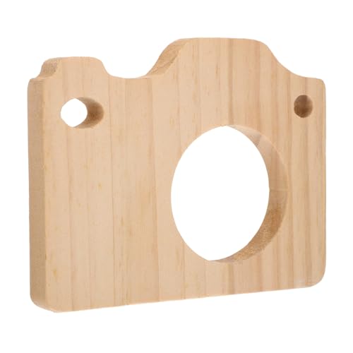 FRCOLOR 1Stück Premium Holz Kamera Statue Dekoration Kreatives Holzspielzeug für Schreibtisch Vielseitig Einsetzbar als Stilvolle Tischdekoration von FRCOLOR