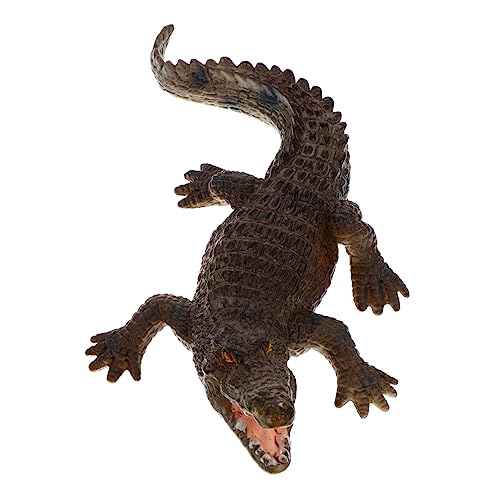 FRCOLOR 1Stück Realistisches Alligator Modell Krokodilspielzeug für Kognitives Lernspielzeug mit Lebensnaher Simulation für Kreatives und Frühe Bildung von FRCOLOR