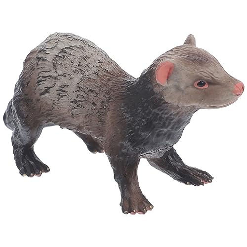 FRCOLOR 1Stück Simulation Frettchen Figur Wildtier Modellspielzeug für Pädagogisches Tierfigurmodell für Deko und FRCOLOR 1Stück Simulation Frettchen Figur Wildtier Modellspielzeug für Pädagogisches Tierfigurmodell für Deko und von FRCOLOR