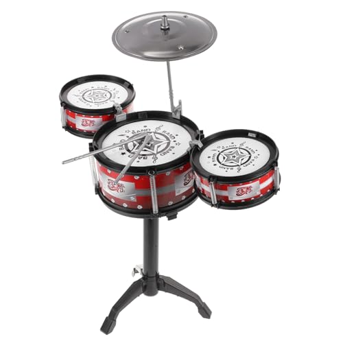 FRCOLOR 1Stück Teiliges Mini Percussion Set für Lernschlagzeug mit Trommeln Rot zur Musikalischen Bildung Kreativität der Frühkindlichen Erziehung FRCOLOR 1Stück Teiliges Mini Percussion Set für Lernschlagzeug mit Trommeln Rot zur Musikalischen Bildung Kreativität der Frühkindlichen Erziehung von FRCOLOR