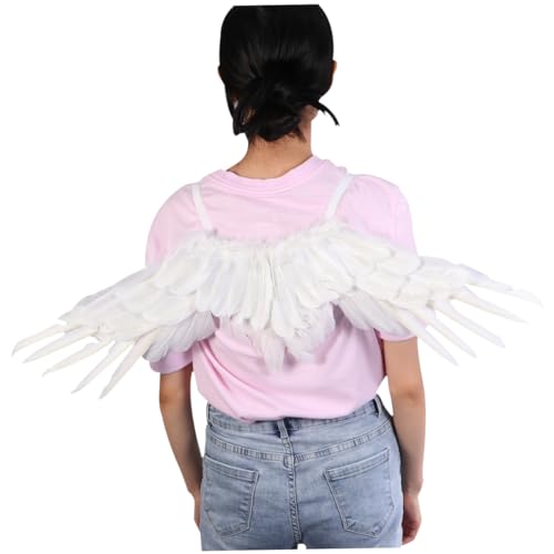 FRCOLOR 1Stück Weiße Federflügel Kostüm für Erwachsene Romantische für Halloween Hochzeiten Geburtstagsfeiern Aufführungen S FRCOLOR 1Stück Weiße Federflügel Kostüm für Erwachsene Romantische für Halloween Hochzeiten Geburtstagsfeiern Aufführungen S von FRCOLOR