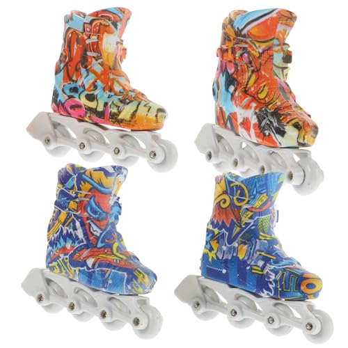 FRCOLOR 2 Finger Skate Modelle Realistische Finger Rollschuh für Schreibtischspiele für Kreative Bastelideen und Stressabbauende Aktivitäten FRCOLOR 2 Finger Skate Modelle Realistische Finger Rollschuh für Schreibtischspiele für Kreative Bastelideen und Stressabbauende Aktivitäten von FRCOLOR