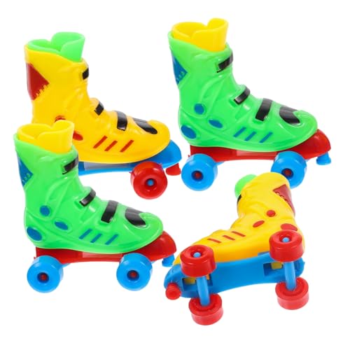 FRCOLOR 2 Paar Finger Skate Toy Set Bunte Rollschuhe für Finger Stressabbauendes Fingerfertigkeit und Kreativität für Miniatur Spiele und Bastelprojekte Zufällige Farbe Zufällige Farbe FRCOLOR 2 Paar Finger Skate Toy Set Bunte Rollschuhe für Finger Stressabbauendes Fingerfertigkeit und Kreativität für Miniatur Spiele und Bastelprojekte Zufällige Farbe Zufällige Farbe von FRCOLOR