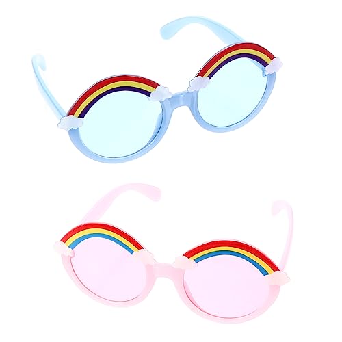 FRCOLOR 2 Paare Cartoon -Sonnenbrille Kindersonnenbrille Jungen sonnenbrille groß Schwarz Brille Partybrille für Sonnenbrillen-Gastgeschenke Stk Blue FRCOLOR 2 Paare Cartoon -Sonnenbrille Kindersonnenbrille Jungen sonnenbrille groß Schwarz Brille Partybrille für Sonnenbrillen-Gastgeschenke Stk Blue von FRCOLOR