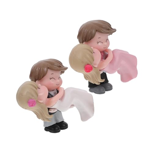 FRCOLOR 2 Paare Figuren Tortenornament Umweltfreundlich Stabile DIY Kuchen Dekoration Für Geburtstag Valentinstag FRCOLOR 2 Paare Figuren Tortenornament Umweltfreundlich Stabile DIY Kuchen Dekoration Für Geburtstag Valentinstag von FRCOLOR