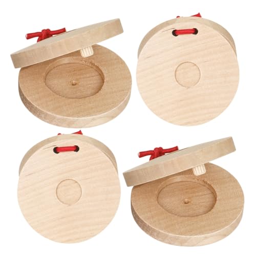 FRCOLOR 2 Paare Holz Kastagnetten für Musikinstrumente aus Holz Leicht zu Bedienen für Frühe Musikalische Bildung und Spielspaß FRCOLOR 2 Paare Holz Kastagnetten für Musikinstrumente aus Holz Leicht zu Bedienen für Frühe Musikalische Bildung und Spielspaß von FRCOLOR