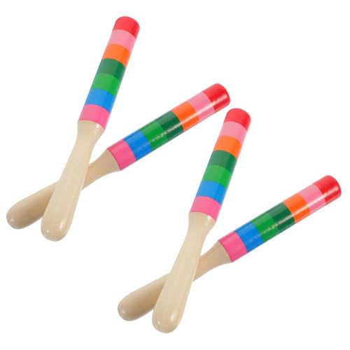 FRCOLOR 2 Paare Holz Rhythmus Stäbe für Musikinstrumente Rhythmus und Koordination für Musikunterricht und Kreative Spielstunden FRCOLOR 2 Paare Holz Rhythmus Stäbe für Musikinstrumente Rhythmus und Koordination für Musikunterricht und Kreative Spielstunden von FRCOLOR